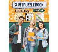 3 in 1 word search Puzzle book for teens part 4: What a fun, easy and relaxing way to spend time with family, friends or just by yourself.