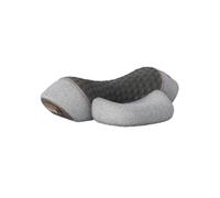 3-in-1Neck Massager Pillow, 2025 New Heated Massage Neck Pillow Memory Foam with Rechargeable for Pain Relief for Head and Shoulders, Heat Therapy and Relieve Spinal Pain (Space Gray)