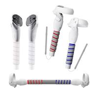 3 in 2 Aggiornato VR Dual Long Stick Handle Extension Game Grips Attacco per Meta/Oculus Quest 2/3 Controller Grips, Migliora l'esperienza di gioco Saber/Golf/Baseball/Gorilla Tag VR