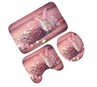 3 in Copri Water Sedile Coprivaso Coperchio Del Bagno Tappetino Da