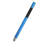 3 in Touch Sc Acitive Stilo - Punta di Stoffa, Disco e Penna Punto per Telefono e Tablet (BLACK) (SILVER) (BLUE)