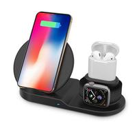 3 in1 Dock station per caricatore wireless Qi Per Samsung Apple Watch