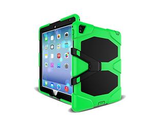 3 in1 Outdoor Tablet Custodia per Apple iPad Pro 2017 10.5 pollici stossfestes Hardcase e silicone cornice Tablet Hybrid verde verde chiaro