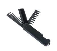 3 In1 Pieghevole Pettine Anti Statica Tasca Da Viaggio Per Viaggi Pettine Che Raccoglie Tasca Da Viaggio Con Denti Sottili E Larghi