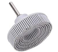 3-inch spazzola elettrica utensili abrasivi altri utensili abrasivi del disco del trapano spazzola abrasiva della gomma smerigliante sbavatura spazzola di lucidatura bianca