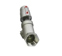 3 inch Stainless Steel Pneumatic Actuator DN80 Angle Seat Valve Pneumatic Seat Valve 16bar For Steam Gas Oil Normally Closed(Single Acting)