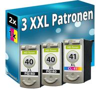 3 Inchiostro Cartucce 2x PG40+CL41 per Canon Pixma MP210 MP220 MP450 MP460