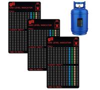 3 indicatori di livello magnetici per bombole di gas, riutilizzabili, per bombole di gas propano, butano, GPL, monitoraggio accurato del gas per roulotte, camper, viaggi, casa, cucina