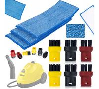 3 inserti per mocio + set di 6 spazzole rotonde per pulitore a vapore Kärcher