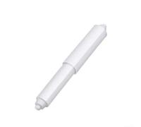 3 inserti per rotolo di carta igienica in plastica con molla integrata per un posizionamento sicuro del rotolo del bagno e stabilità (bianco, 1 pezzo)