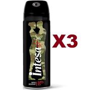 3 INTESA DEO UNISEX SUPERSEX DEODORANTE SPRAY CORPO PROFUMATO 125ml SEX UNISEX