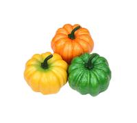 3 kÃ¼nstliche Mini-KÃ¼rbisse fÃ¼r die Halloween-Herbstparty