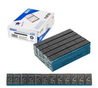 3 kg di pesi adesivi neri bordo di demolizione 12 x 5 g peso di bilanciamento...