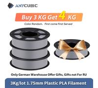 3 kg/lotto ANYCUBIC 1.75mm Filamento PLA di Plastica Per Stampante 3D FDM 1 kg/Rotolo di Consumo Materiale di Stampa 3D Per Kobra 2 Neo Max