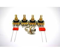 #3 KIT CABLAGGI VINTAGE PREMIUM STILE ERIC CLAPTON ARANCIONE DROP PER GIBSON ...