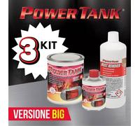 3 kit Power Tank Grande 1,3 kg trattamento e ripara serbatoio auto moto epoca