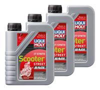3 L Liqui Moly olio motore Moto 2Takt Synth Scooter Street Race Api TC Iso L-EGD