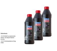 3 L Liqui Moly Olio Per Forcella Moto 75W Medium Light Olio Per Ammortizzatori