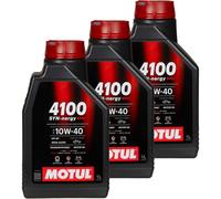 3 L MOTUL Olio Motore 4100 SYN-nergy SPEC 10W40 Per VW 501 01 505 00 MB 229