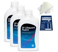 3 L Olio Trasmissione Automatica ZF LifeGuard Fluid 8HP Incl. Imbuto + Prolunga