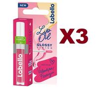 3 LABELLO LIP OIL EFFETTO GLOSSY PINK ROCK 5.5ML VALENTINA FERRAGNI STICK LABBRA