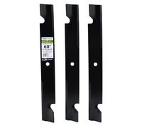 3 Lame ad Alto Sollevamento per Molti Tosaerba Cut Exmark da 152,4 cm, sostituisce OEM # 1-633483, Bad Boy 038-2007-00, 105771803, 133-2127