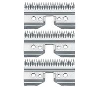 3 lame di ricambio per tagliacapelli per animali domestici compatibili con Andis 64440, compatibili con Oster A5, compatibili con Wahl serie KM, acciaio per metallurgia in polvere 440C, HRC 58-60, 22