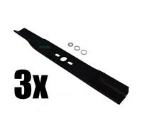 3 lame di ricambio universali da 40 cm per tosaerba con sacco raccoglierba - ...