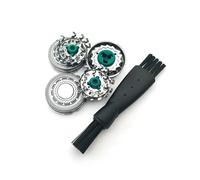 3 lame rasoio, compatibile con Philips, SH90 | Include 3 testine di taglio e 1 spazzola di pulizia per sostituzione e manutenzione