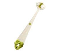 3 lati Toddler Toothbrush, Bowtie Design Soft Bristles Travel Toothbrush, Elastic Brush Heads High Efficient Easy Grip Handle Toothbrush for Complete Tooth and Gum Care