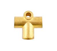 3 Lato Connettore Tubo Freno Femmina 10 x 1mm - Confezione 5 - Connect 31199