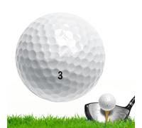 3-Layer Professional Tournament Golf Ball - High-Elasticity Rubber & Titani | 1.68 Inch Standard Diameter (42.7mm 3mm), 45g Weight, 3-Piece Multi-Layer Construction (High-Elasticity Rubber Core, Soft M