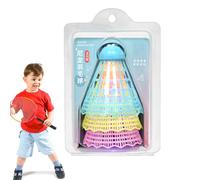 3 LED Shuttlecocks: Featuring three LED shuttlecocks, this set supports bot