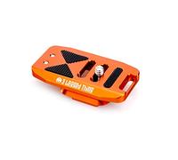3 Legged Thing BASE70 PD Arca e Peak Design - Piastra a sgancio rapido compatibile 70 mm, rame (arancione)