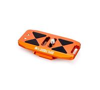 3 Legged Thing BASE85-PD-C Arca e Peak Design - Piastra a sgancio rapido compatibile da 85 mm - Rame (arancione)