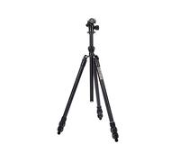 3 Legged Thing Charles 2.0 Kit treppiede in alluminio con AirHed Pro - Treppiede regolabile per fotocamera con 3 gambe staccabili al buio (nero opaco) (CHARLESKITDARK2)