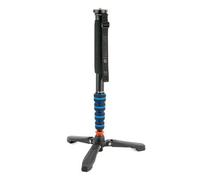 3 Legged Thing Monopiede Taylor 2.0 in lega di magnesio, blu con stabilizzatore del piede Docz