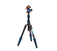 3 Legged Thing Punks Corey 2.0 - Treppiede da viaggio ultra-compatto in lega di magnesio, regolabile, multiuso con tre gambe staccabili, colore: blu/nero (COREYBLUE2.0)