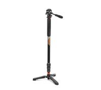 3 Legged Thing Punks Trent 2.0 Monopod Superkit - Monopiede leggero in lega di magnesio per fotocamera, con molteplici usi per attrezzature pesanti (grigio ardesia metallizzata)