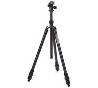 3 Legged Thing Charles 2.0 Kit treppiede in alluminio con AirHed Pro - Treppiede regolabile per fotocamera con 3 gambe staccabili al buio (nero opaco) (CHARLESKITDARK2)