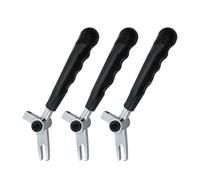 3 leve manuali dritte, maniglie nere, compatibili con le parti delle macchine for gelato soft serve Vevor