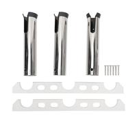 3 Link Acciadata in acciaio inossidabile Porta di pesca a portata di pesca 40 mm Diametro di 90 gradi Angolo della flangia per la pesca a yacht marino con la pesca con design