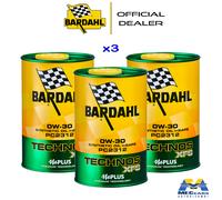 BARDAHL TECHNOS XFS PC2312 0W30 Olio Motore Lubrificanti Auto 1 LT