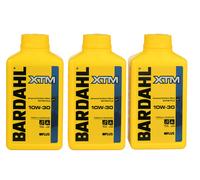 3 Litri Bardahl XTM 10W-30 Olio Motore Moto 4T Synthetic Blend JASO MA2 API SN