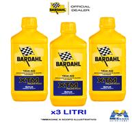 3 LITRI BARDAHL XTM POLAR PLUS 15W50 OLIO MOTORE 4 TEMPI API SN JASO MA-MA2 SYNT