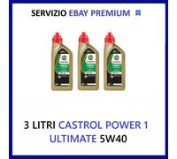 3 LITRI CASTROL POWER 1 ULTIMATE 5W-40 SOSTITUISCE IL VECCHIO POWER RACING