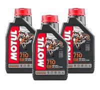 3 LITRI LT OLIO 710 2T TEMPI PER MOTO SCOOTER 104034 - Olio motore 2T 710-100% estere sintetico - 3 L