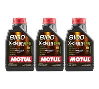 3 Litri Motul 8100 X-Clean EFE 5W30 Lubrificante Sintetico Acea C2 C3