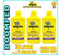 3 LITRI OLIO BARDAHL GEAR BOX 10W30 2T 2 - STROKE PER TRASMISSIONI CAMBIO 03BD13