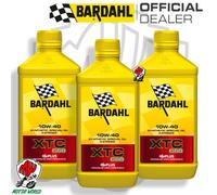 3 Litri Olio Moto Bardahl XTC C60 10W40 Off Road Enduro Cross Fuoristrada Quad